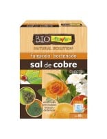 Sal de cobre ecológica para control de plagas y enfermedades en agricultura orgánica, apta para cultivos, con acción fungicida y bactericida, en envase de 50 sobres.