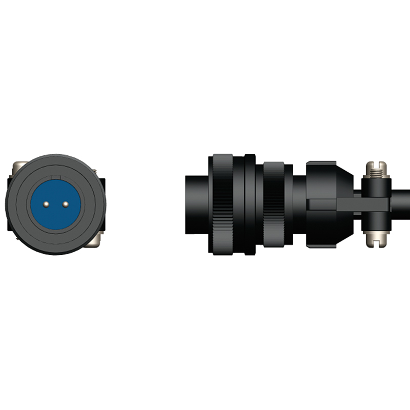 2 PIN AMPHENOL PLUG