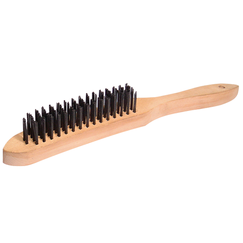 3 ROW MILD STEEL WIRE BRUSH