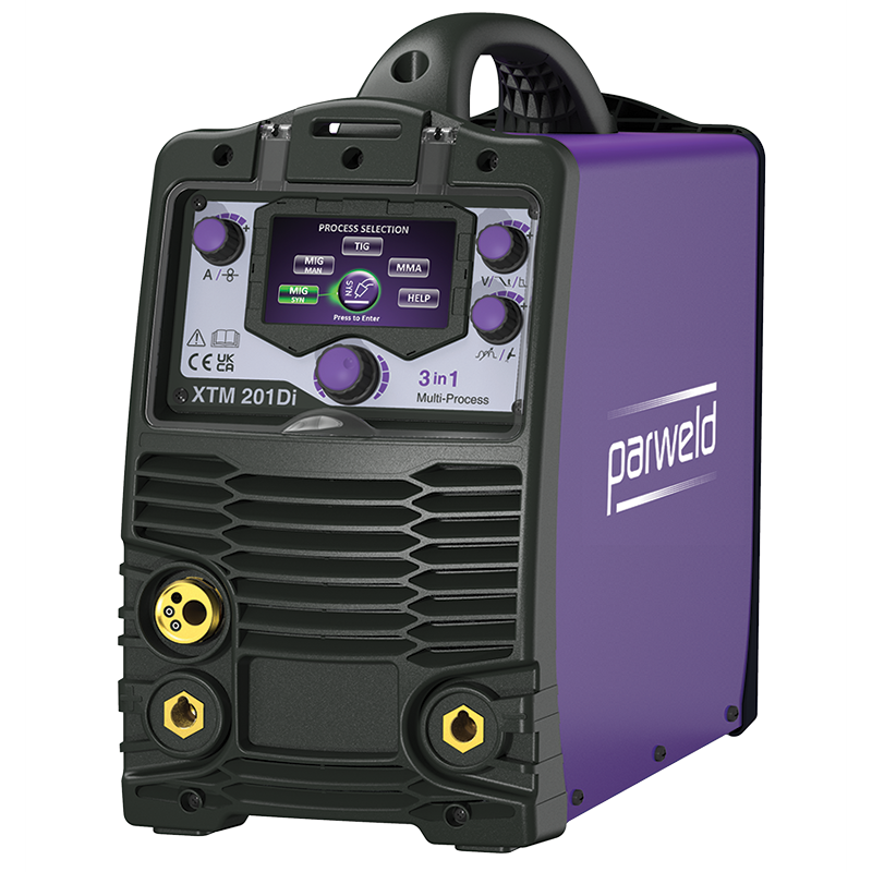 XTM201Di Digital 2 IN 1 MIG machine inc MMA leads, gas hose