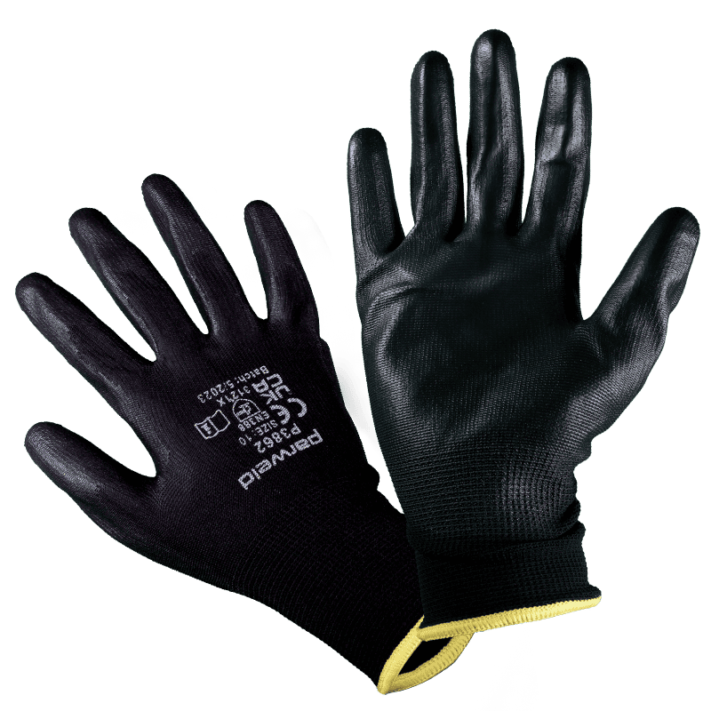 P U GRIPPER GLOVE SIZE 8