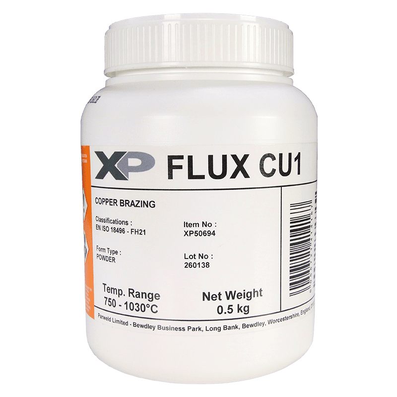 XP FLUX CU1 (750-1030°C) COPPER BRAZING - 500G