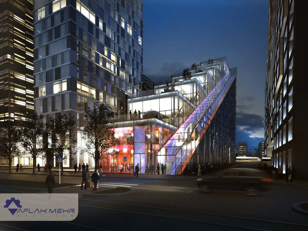 آسانسور شیبدار ۴