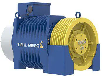 موتور آسانسور گیرلس