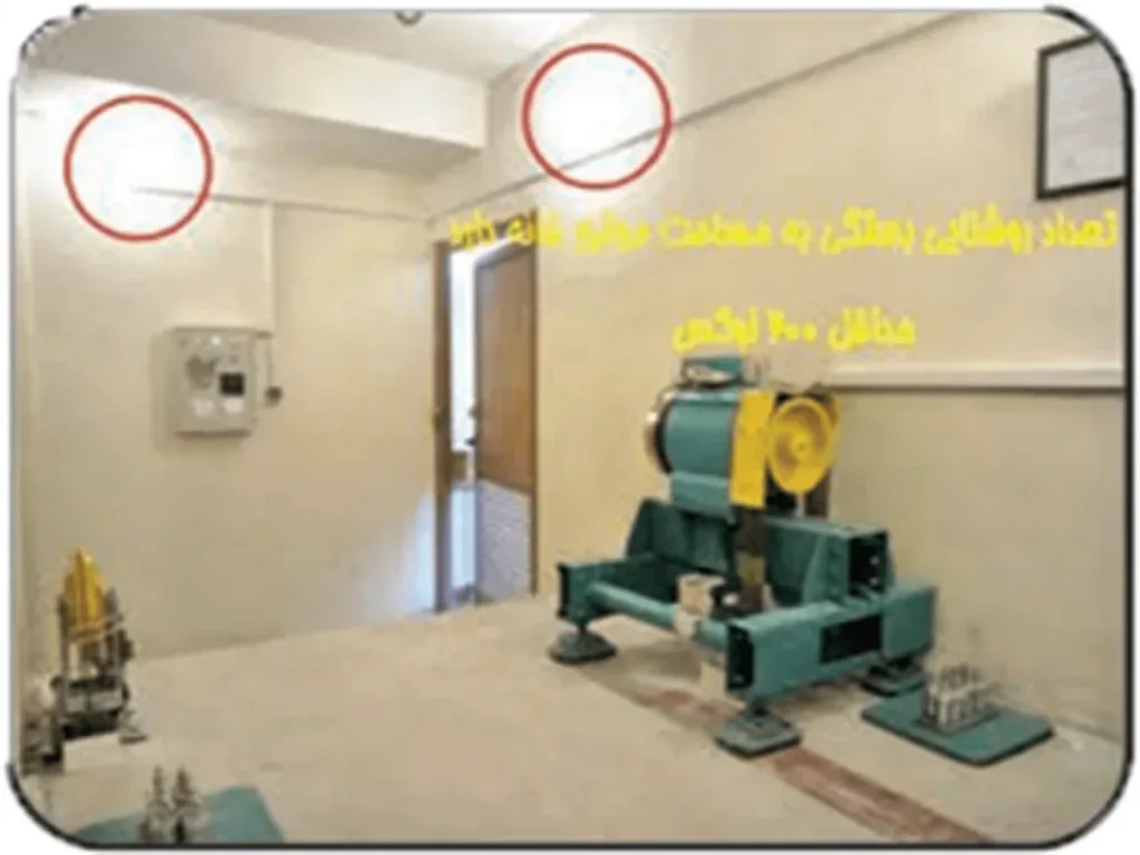 روشنایی موتورخانه