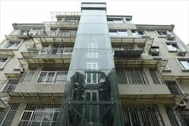 نصب آسانسور در حیاط