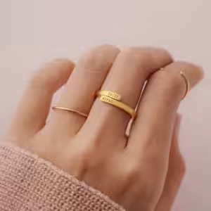 Alskar Divi Custom Name Ring