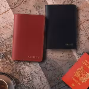 Terra Embossed Genuine Leather Passport Cover