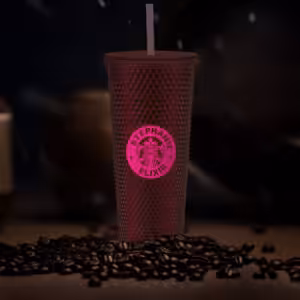 Personalised Starbucks® Inspired Luminescence Studded Tumbler