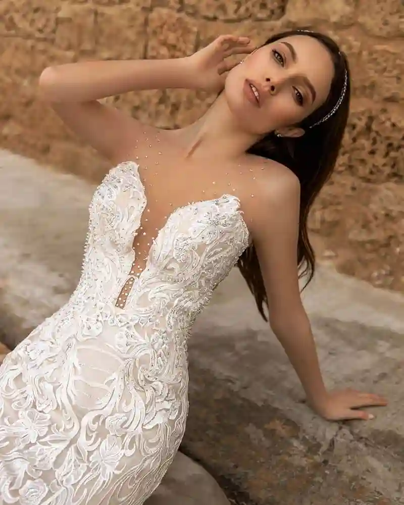 Brautkleider Detail "Corsage"