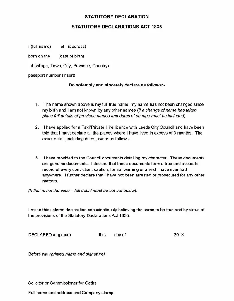 Statutory Declarations What You Need To Know 2025 