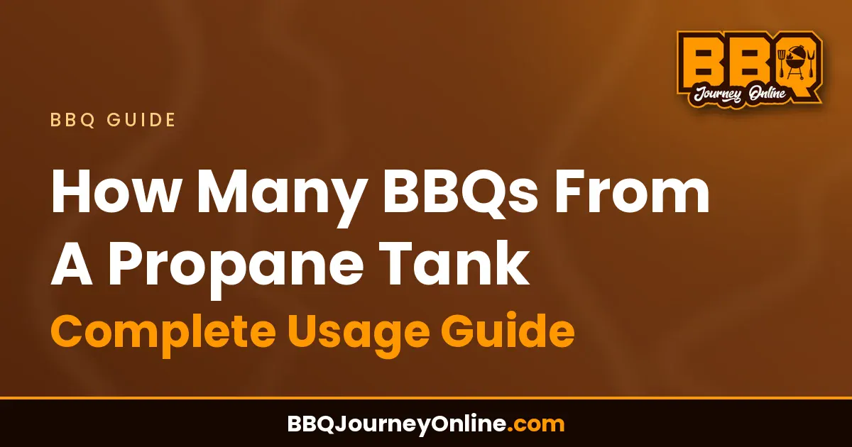 Read more about the article How Many BBQs From A Propane Tank – Complete Usage Guide