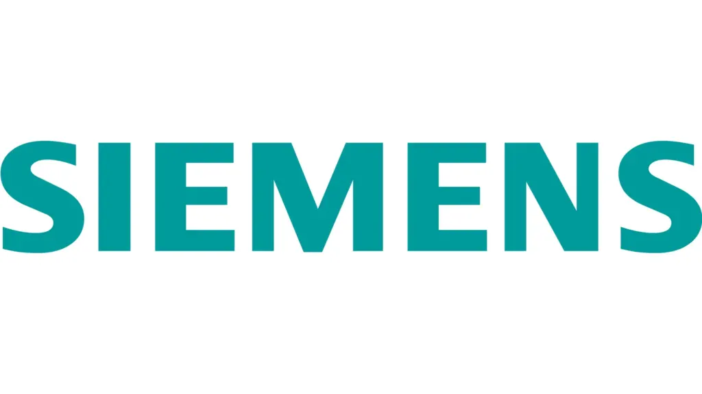 The Siemens logo in bold teal letters on white, representing the trusted panels and breakers Bell Brothers’ experts install—always with upfront pricing, background-checked technicians, and our No Surprise Guarantee that Northern California homeowners trust.
