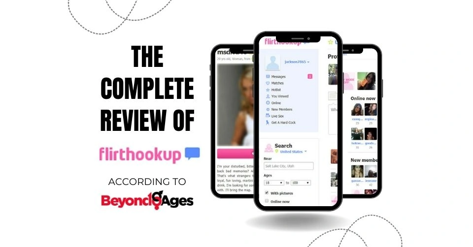 Screenshots from reviewing FlirtHookup