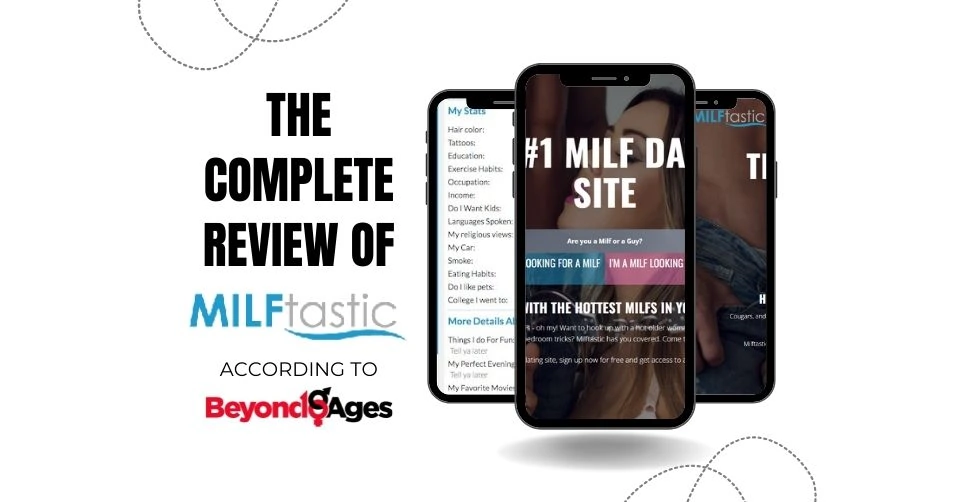 Screenshots from reviewing Milftastic