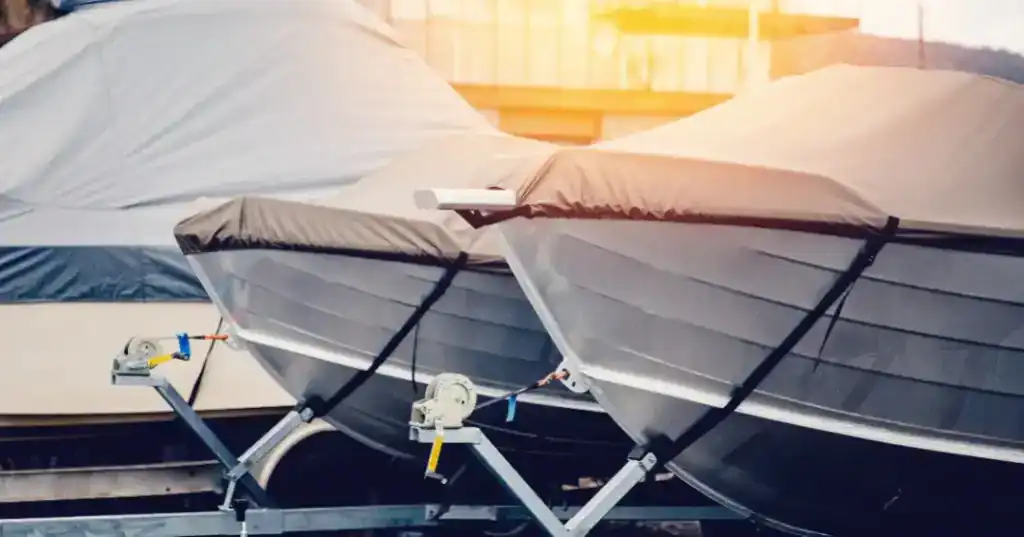 Versatile boat storage solutions available at Camp & Cruise for outdoor sporting and boating needs.