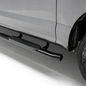 Side running board step for vehicle convenience.