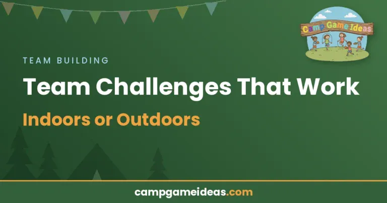 Read more about the article Team Challenges That Work Indoors or Outdoors
