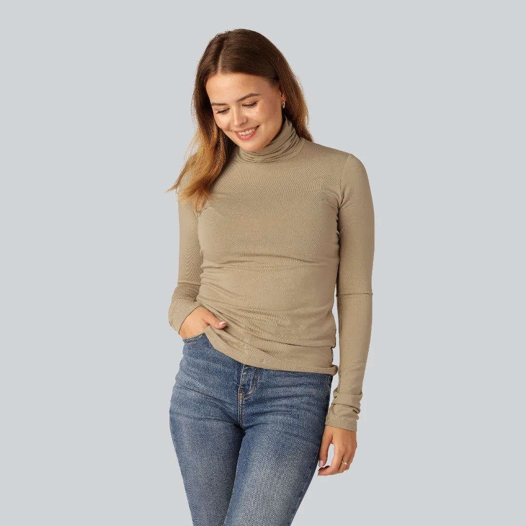 Bambus rullekrave i sand til kvinder Bambus rullekrave i sand til kvinder