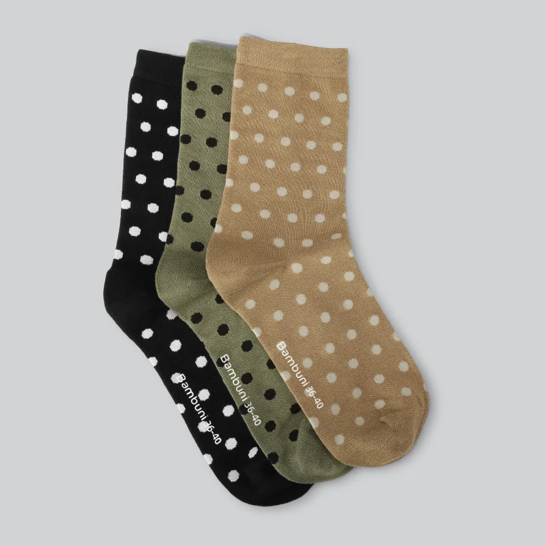 Bambus 3 par strømper til kvinder Bambus 3 par strømper til kvinder
