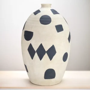 Geometric Ceramic Vase