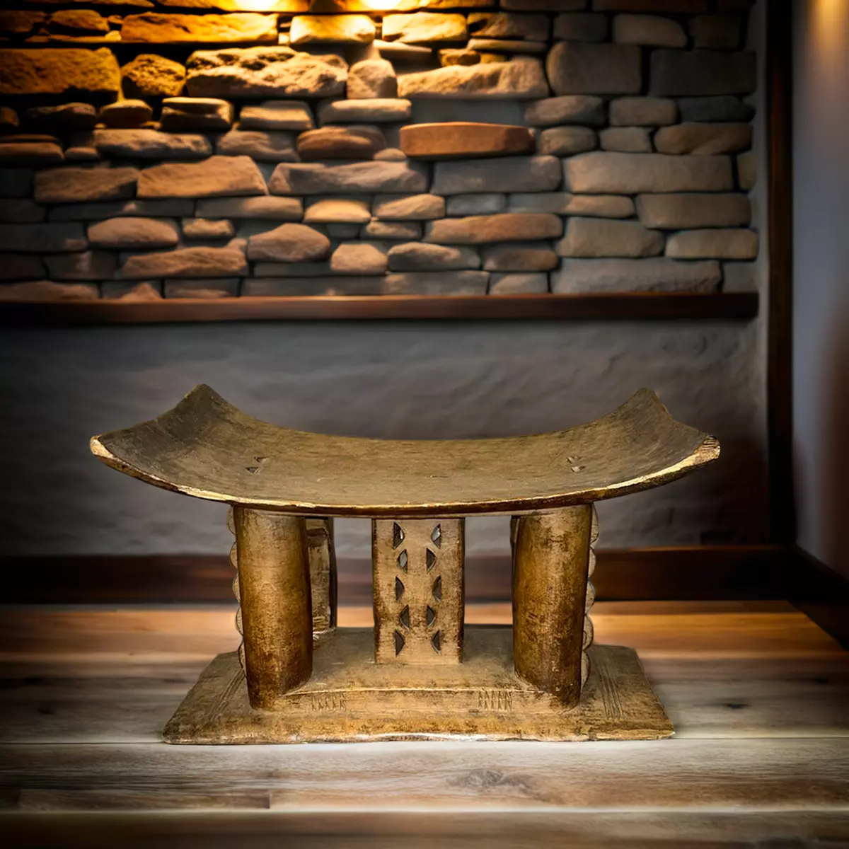 Antique Wooden Stool