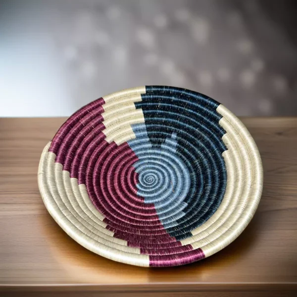 Purple Woven Basket
