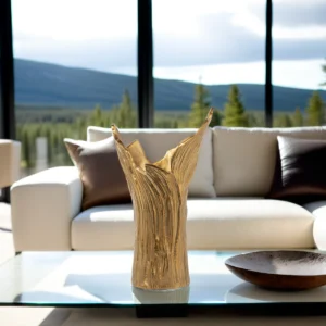 Tree Vase Gold