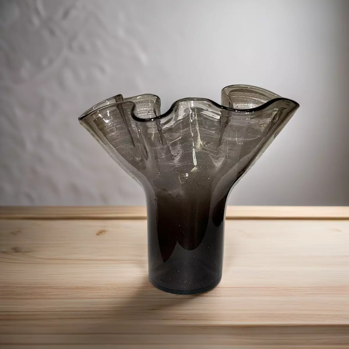 Smokey Glass Vase