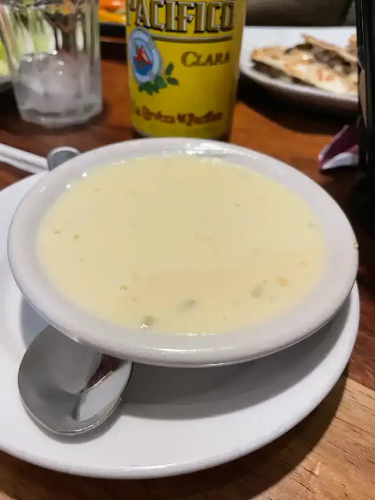 Traditional Mexican soup served at Casa Tequila Mexican Grill & Cantina in Chicago.