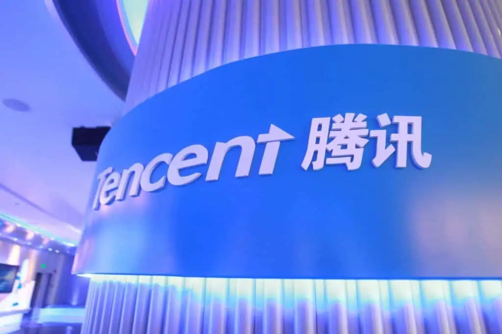 Interior view of Tencents headquarters in Shenzhen