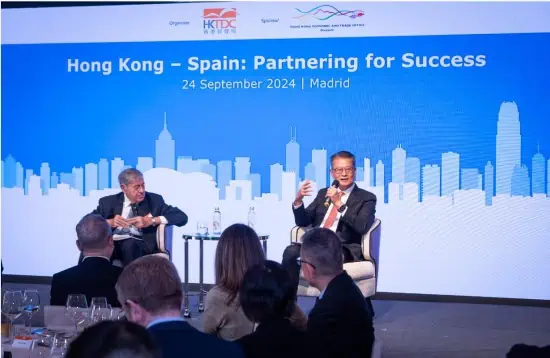 Hong Kong's Financial Secretary, Mr Paul Chan