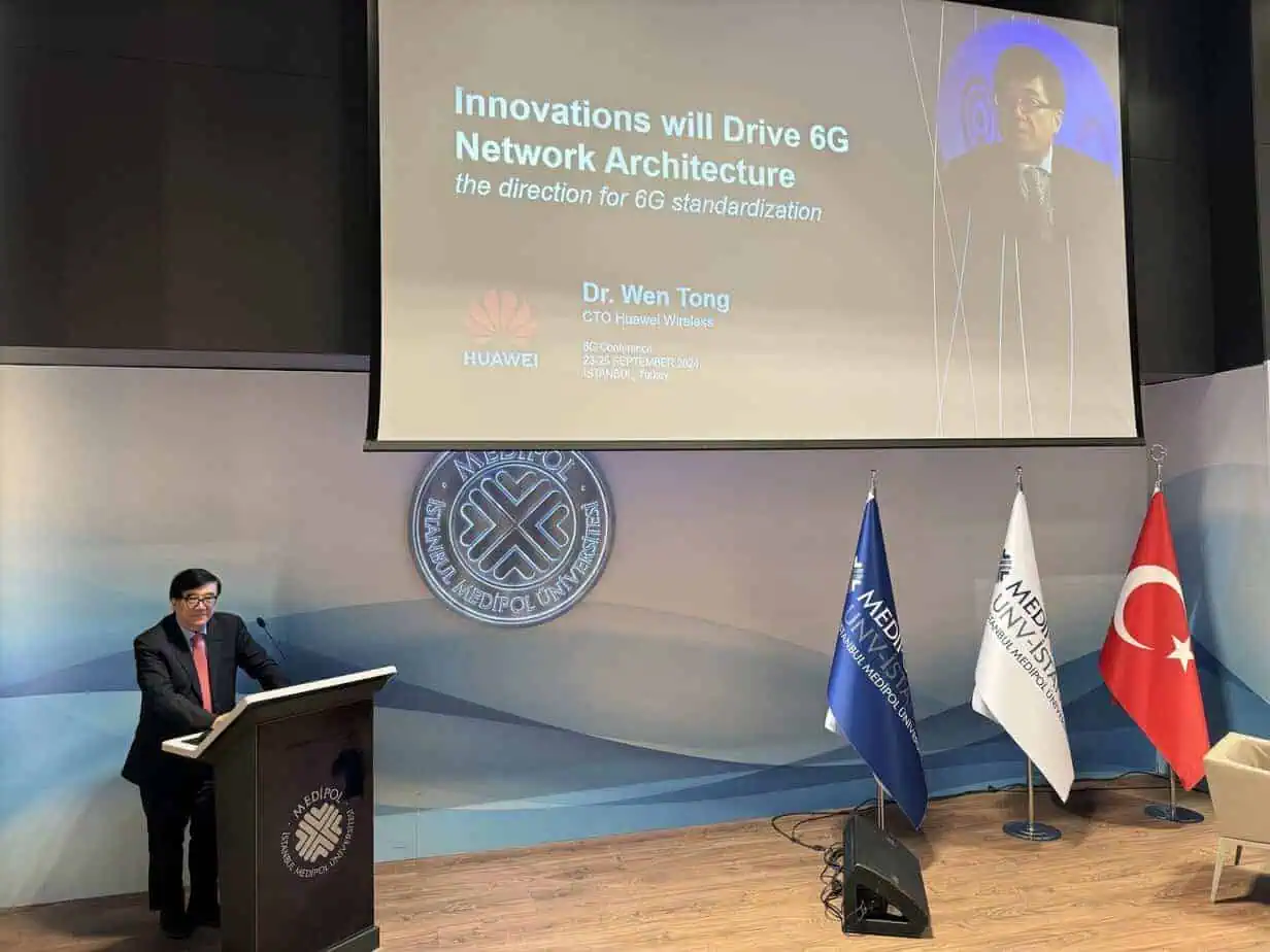 Huawei Wireless CTO Tong Wen Gave Keynote Speech at 6G Conference at Istanbul, Türkiye.