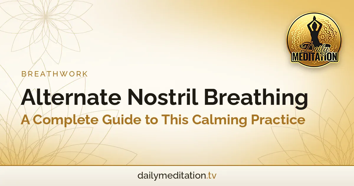 Read more about the article Alternate Nostril Breathing: A Complete Guide to This Calming Practice