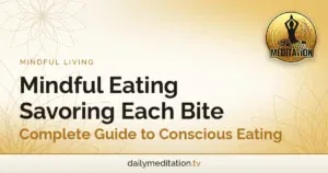 Read more about the article Mindful Eating Savoring Each Bite: Complete Guide to Conscious Eating