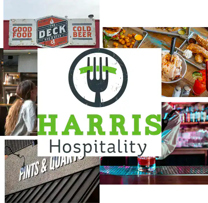 collage of food and drink