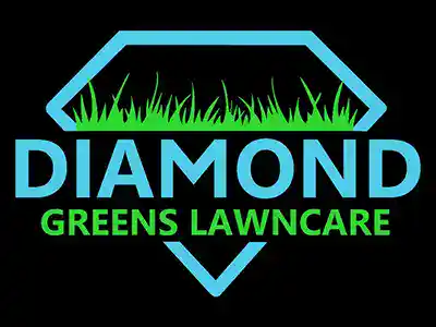 diamond greens lawn care logo
