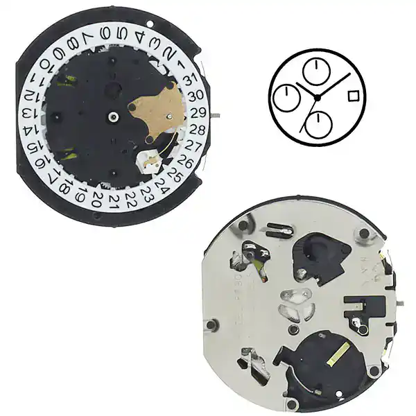 Máquina para reloj PE90-3/PE903 (6-9-12)