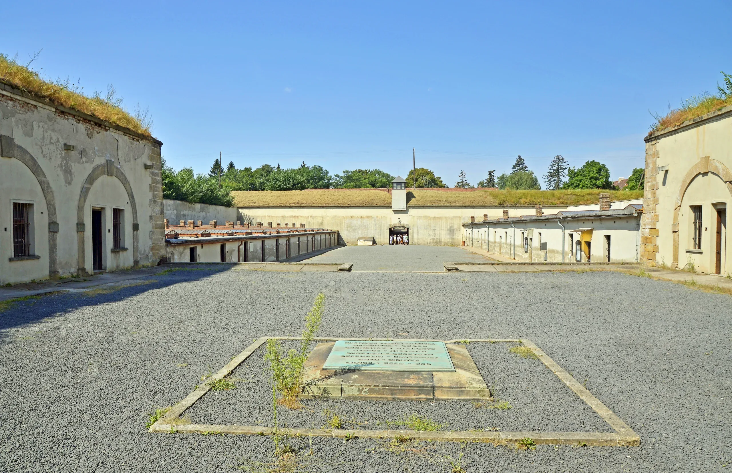 Terezin, Zentrale Gedenkfeier Theresienstadt, Czech Republic