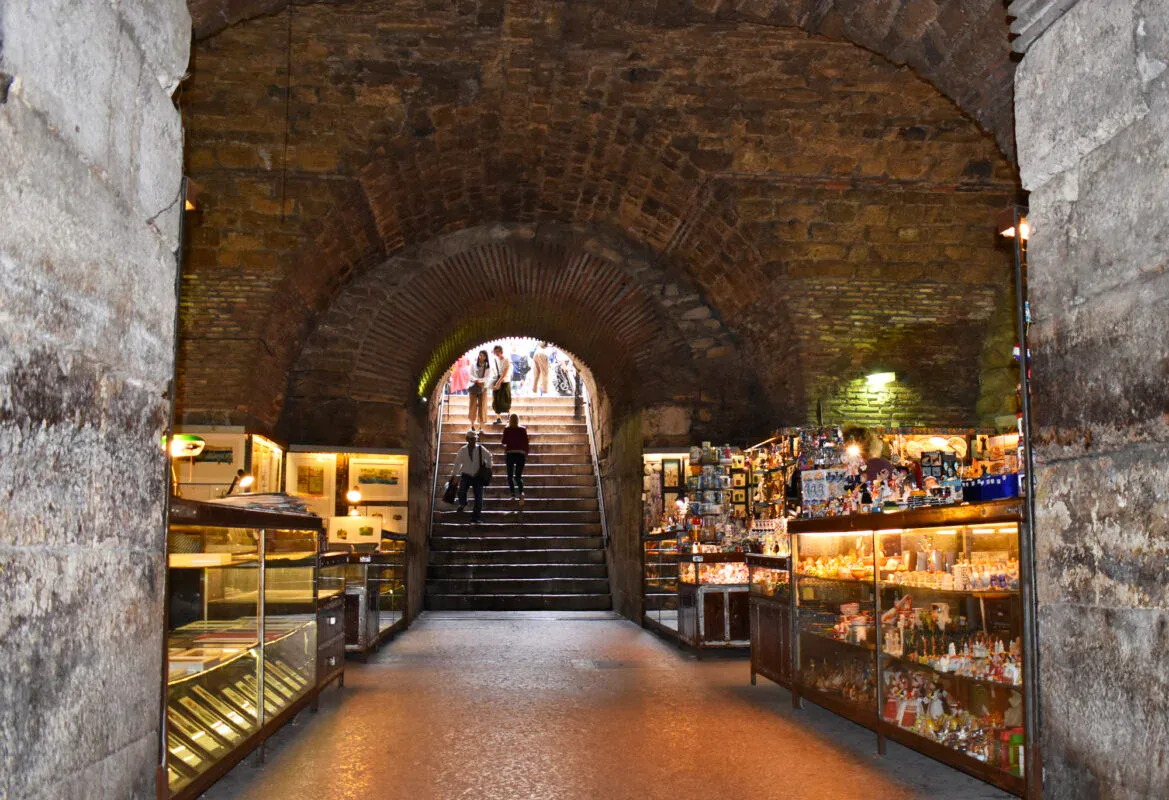 Split, Cellars of Diocletian's Palace, Croatia