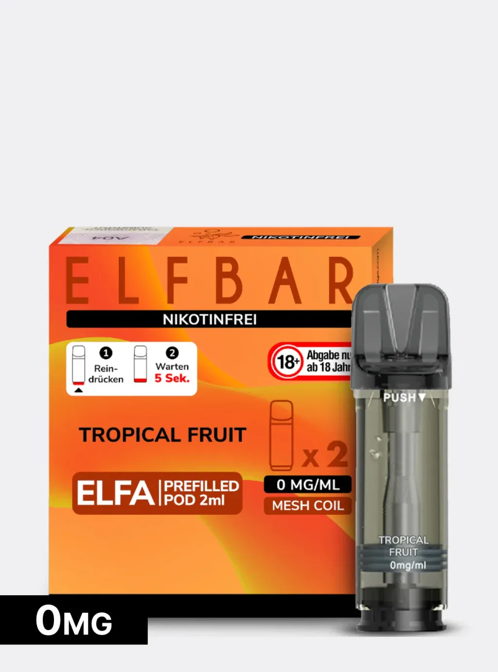 ELFBAR ELFA POD Nikotinfrei-tropical fruit