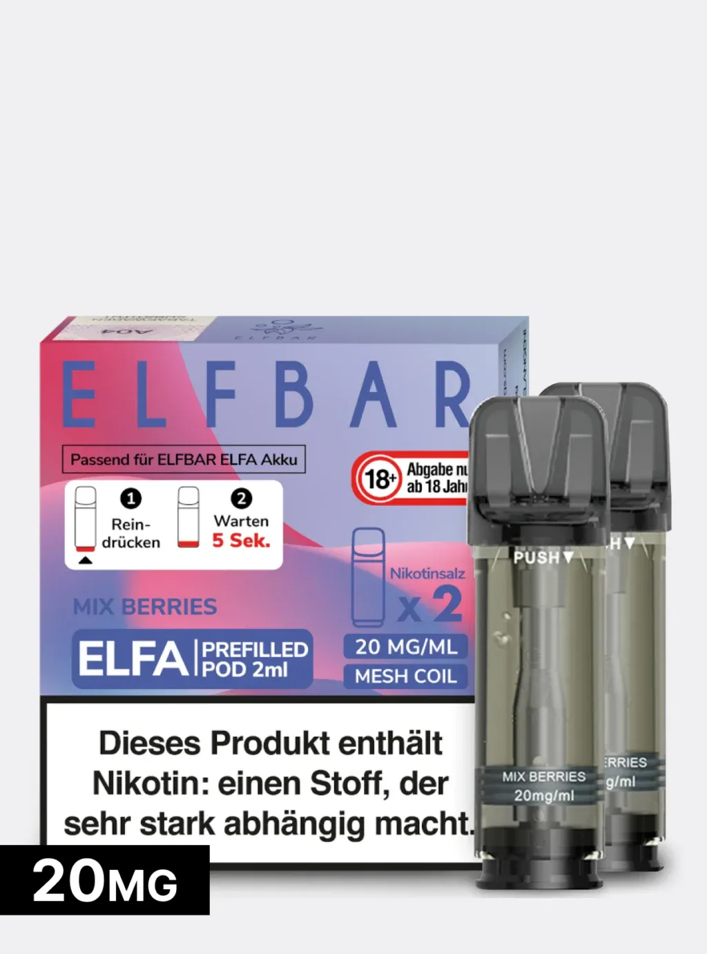 wie teuer sind elfbar pods Mix Berries | 20mg Nikotin | ab 6,99 € best-seller elfa pods Select Flavor ::Strawberry Pear Orange Ice Elfbar Mate500 P1 -