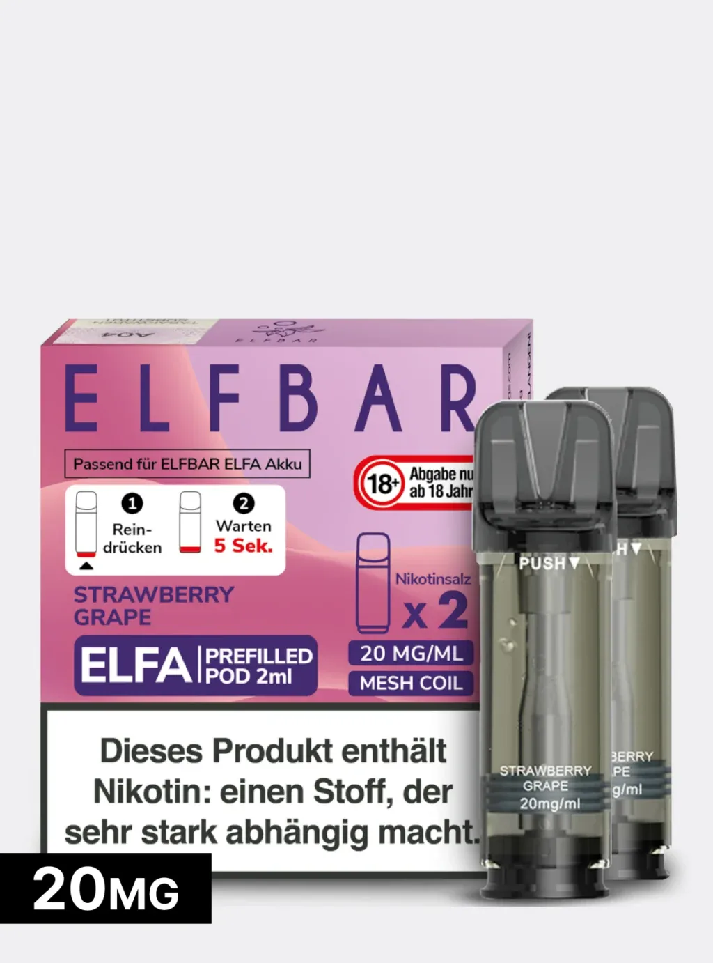 elfbar pods.de Pods Strawberry Grape | ab 6,99 € Reusable Vapes elfbar elfa pods Geschmack::Pink Lemonade Elfa Pro vs. Lost