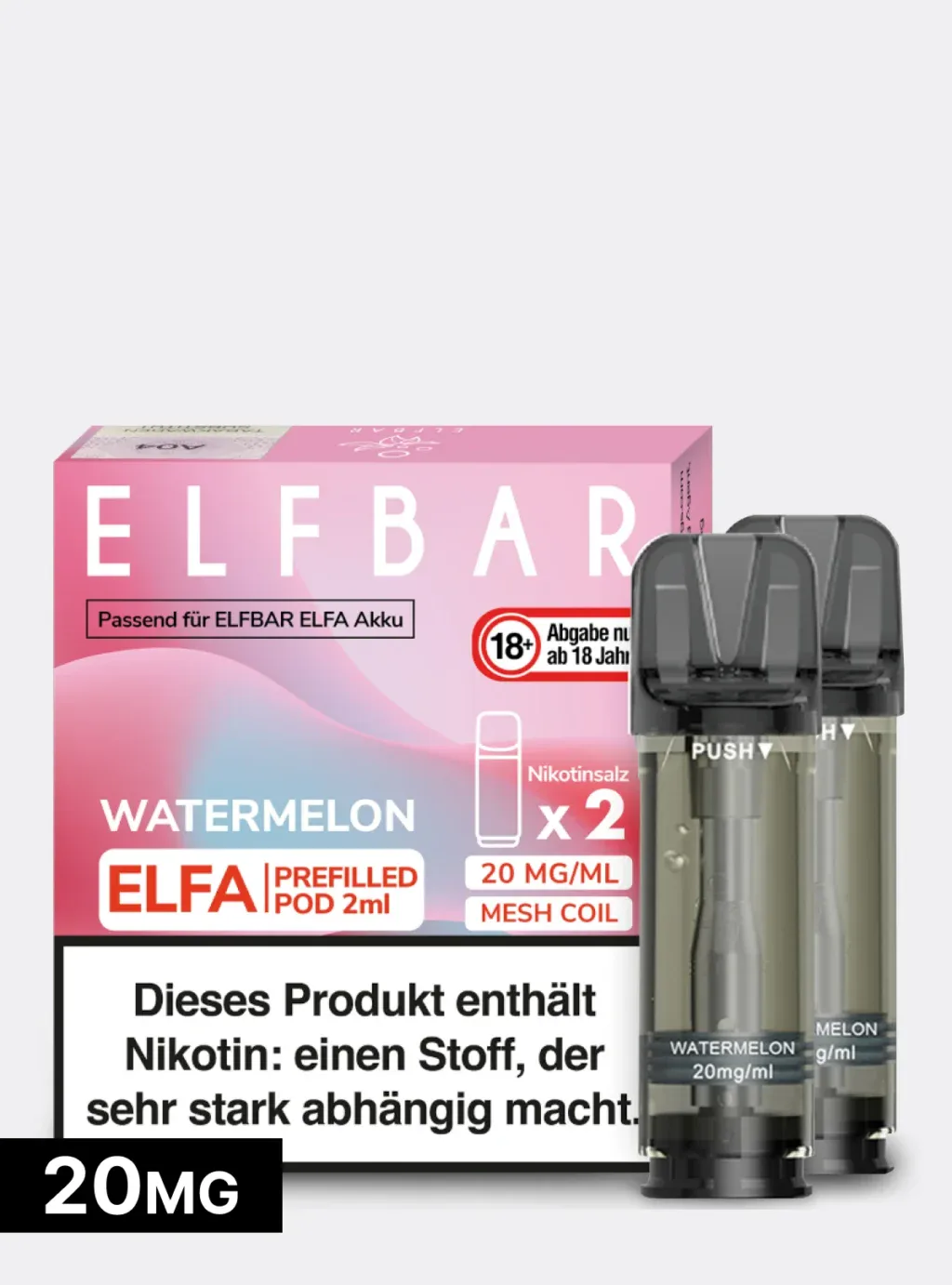 ELFBAR PODS Watermelon 20mg/ml Nikotin