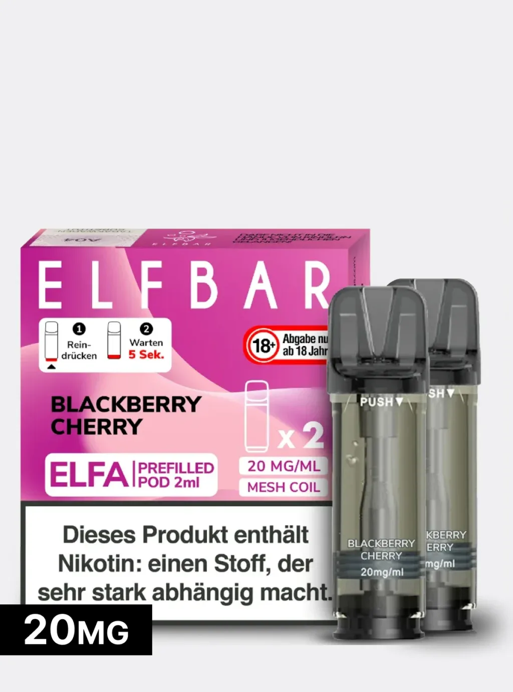 elfbar pods blackberry ice Cherry kaufen | ab 7,49 € elf bar elfa pods nachfüllen Elf Bar - Elfa NO SHIP: CA Size:100mL