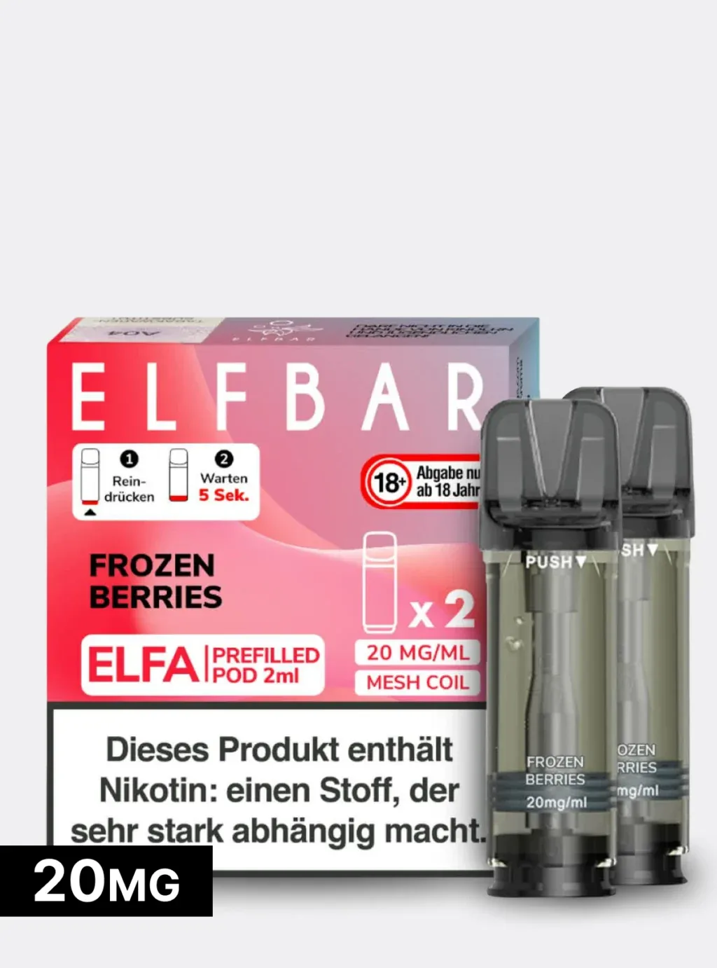 ELFBAR PODS Frozen Berries 20mg/ml Nikotin