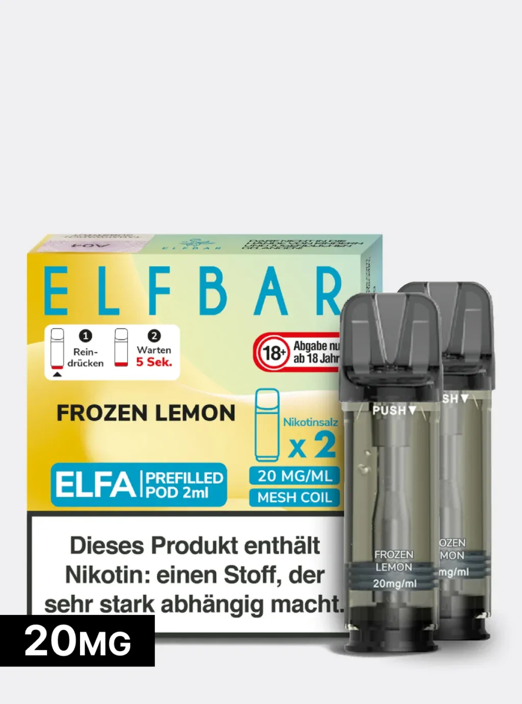 ELFBAR PODS Frozen Lemon 20mg