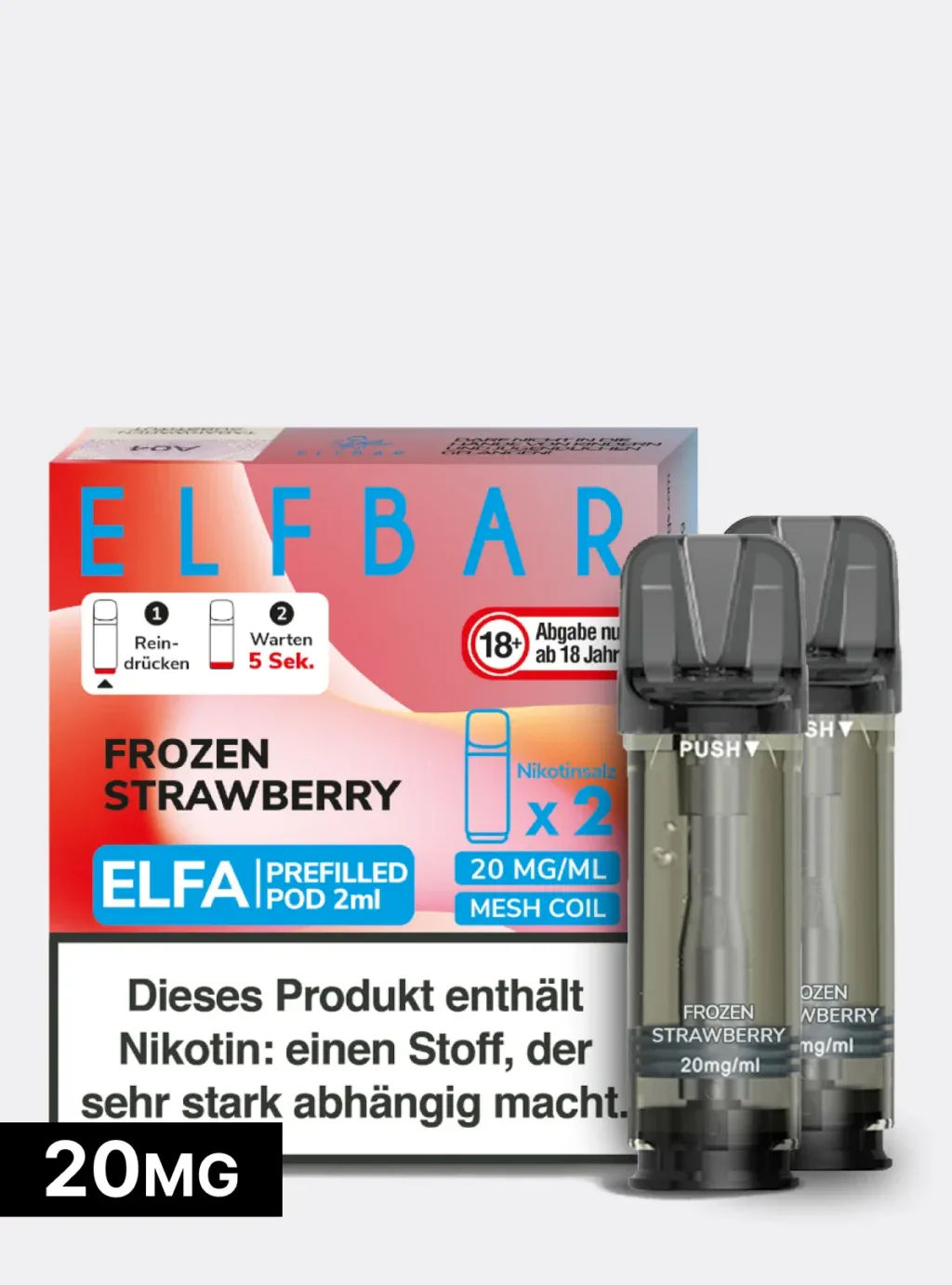 ELFBAR PODS Frozen Strawberry 20mg