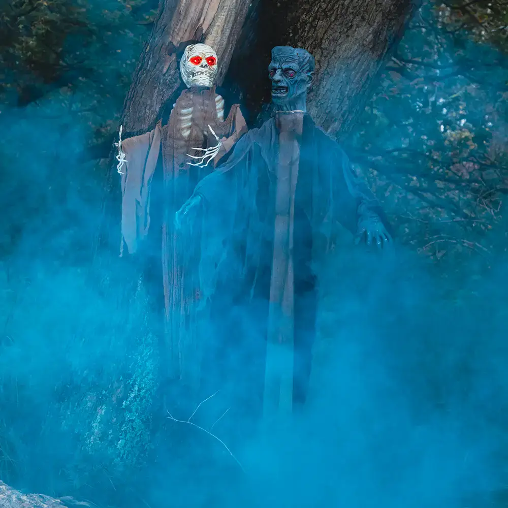 Hangdecoratie Creepy mummy (160 cm) - Afbeelding 2