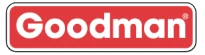 Goodman logo displayed in white text on a bright red background, bordered by clean white and gray lines. This trusted brand is proudly featured by Fetch‑A‑Tech, your friendly, family-owned team serving Las Vegas with comfort-focused HVAC solutions you can count on.
